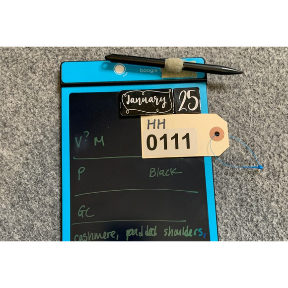 Vintage Bill Blass Blazer Mens 40 Black Cashmere Notch Lapel 2 Button Made USA - Picture 15 of 16